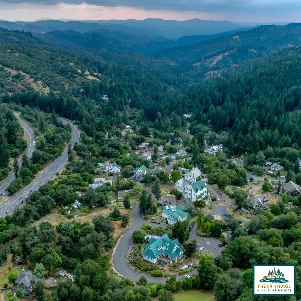 Aerial view of JPZ Healing Services campus in Santa Ana, California
